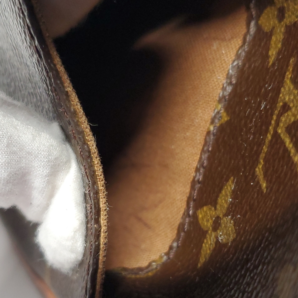 Authentic Louis Vuitton Brown Monogram Crossbody Bag - Picture 7 of 14